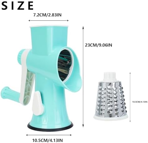 Rotary Cheese Grater with Handle-Versatile Cheese Grater