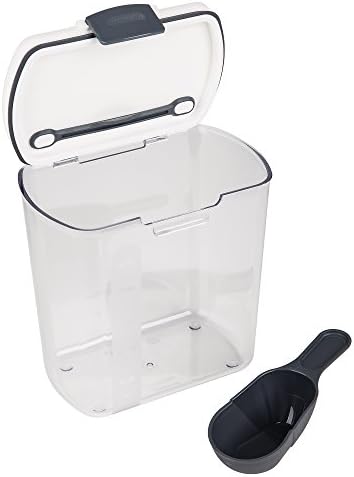 ProKeeper 2.5-Quart Grain Storage Container with Hinged Lid, Clear – BPA-Free, Airtight Seal, 5.5 x 7.65 x 7.25, 1 Piece (Pack of 3)