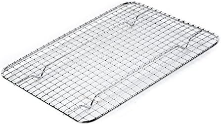 Great Credentials© Heavy-Duty Cooling Rack, Cooling Racks, Wire Pan Grade, Commercial Grade, Oven-Safe, Chrome (8 x 10 Inch)