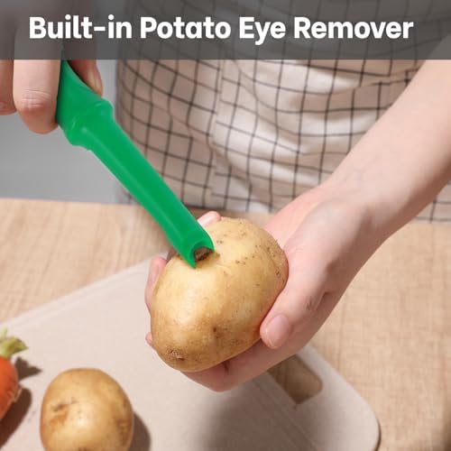 Beneno Swivel Vegetable Peeler, Premium Smooth Peeling Potato Peeler, Green
