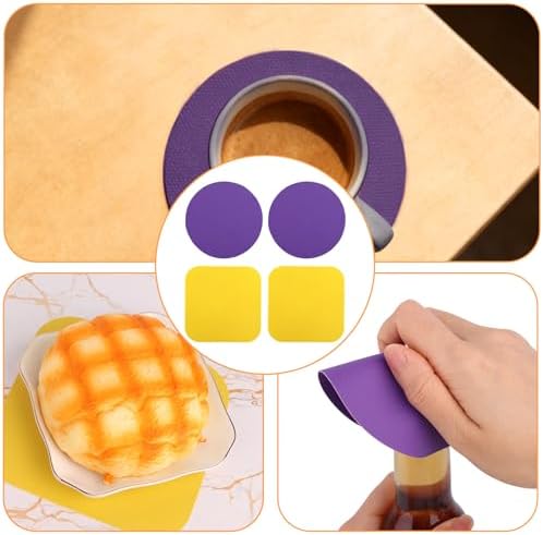 LUTER 4pcs Jar Opener Gripper Pad for Seniors with Weak Hands, Rubber