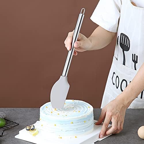 Berglander Spatulas Non-stick Silicone Flexible Scrapers Baking Mixing Tool, Baking Tools, Heat Resistant, Dishwasher Safe, Easy to Clean