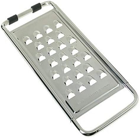 Cuisipro Handheld Cheese Grater Stainless Steel, Food Shredder with Handle, Non-Slip Grater Extra Coarse, 11.5 Inch, Food Grater for Kitchen, Vegetables, Cheese