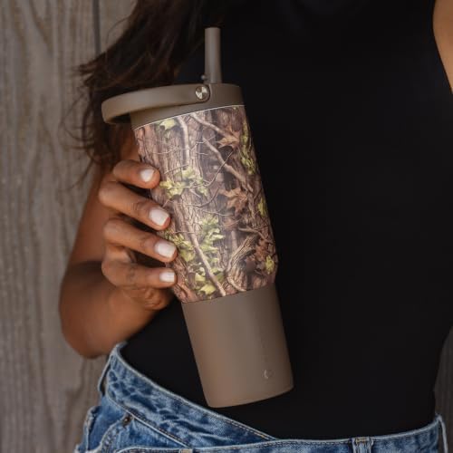 HydroJug Sport 20 oz Insulated Stainless Steel Water Bottle, Woodland