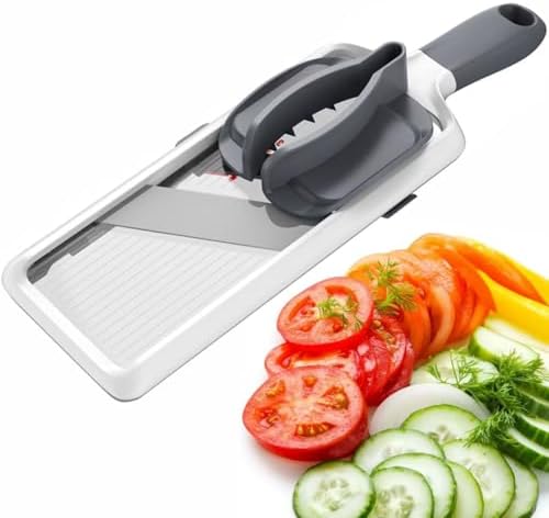 Multi Vegetable Slicer-Safe Mandoline slicer for kitchen,Adjustable Stainless Steel Blade,Cutter for Fruits and Vegetables,Cabbage Shredder