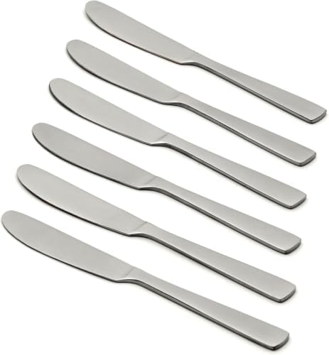 Oneida Nocha Everyday Flatware Cocktail Spreaders, Set of 6, 18/0 Stainless Steel, Silverware Set (Pack of 12)