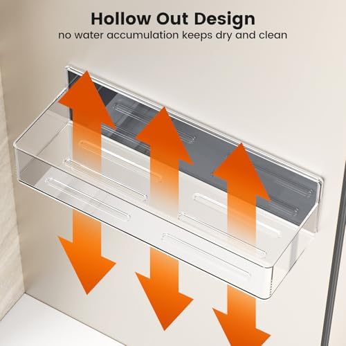Mystozer Magnetic Spice Rack for Refrigerator Clear, 5 Pack
