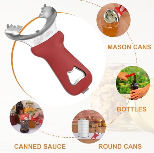 CYDW Mason Jar Opener Tool with Soft Touch Handle, for Canning Supplies