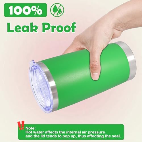 20oz Tumbler Stainless Steel Tumbler Coffee Tumbler with Lid Green, 1P