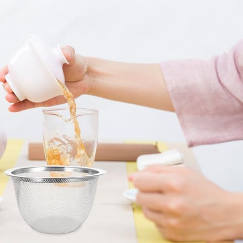 YARNOW 8 Pcs Stainless Steel Tea Infuser Basket, Suitable for 2.5-Inch Teapots, Teapot Mesh Strainer Insert for Loose Leaf Tea and Coffee Brewing