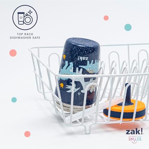 Zak Designs Fanciful Unicorn Kelso 12oz Leak-Proof Toddler Straw Cup