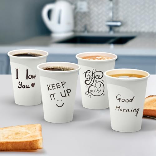 Dealusy 200 Count 12 oz Coffee Cups