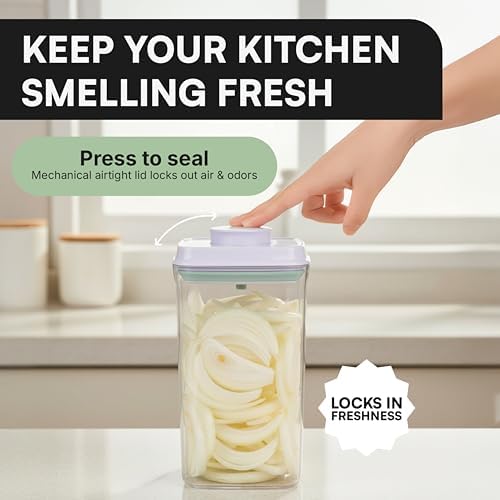 Bop Top Airtight Food Storage Containers | Pop-Top Lid | 8 Cups / 67 Oz