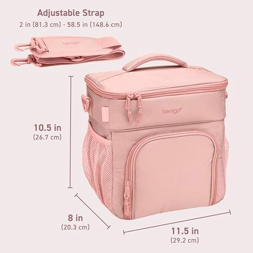Bentgo Prep Deluxe Insulated Meal Prep Lunch Bag for Adults, Holds 5 Meals