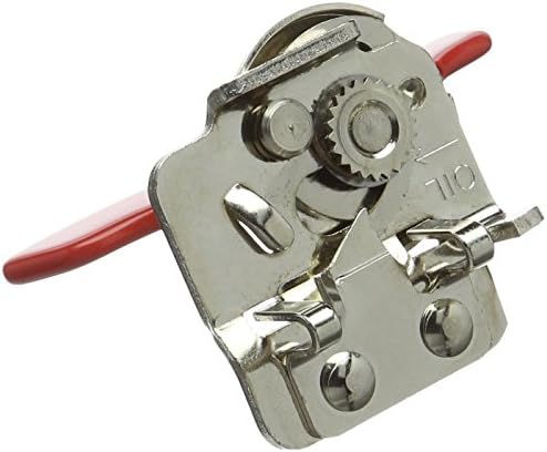 Nogent Super Kim Safety Can Opener, Made in France, Leaves No Sharp Edges, Red