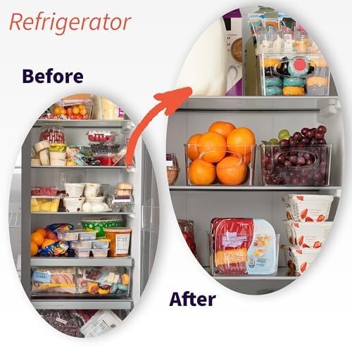 ClearSpace Pantry Organizers and Storage and Cabinet Organizer, 6 Pack