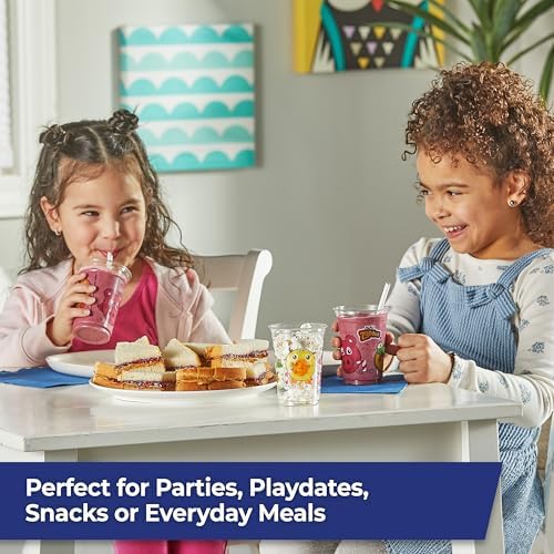 Hefty Zoo Pals Disposable Kids Cups, 25ct, 10 Ounces (Pack of 8)