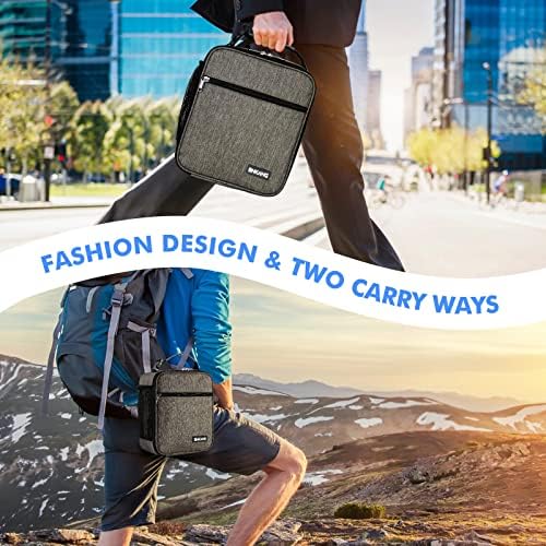 Lunch Box Insulated Lunch Bag - Durable Small Lunch Bag Reusable Adults Tote Bag Lunch Box for Adult Men Women (Dark Gray)