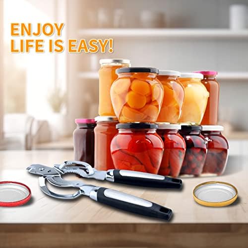 Jar Opener, Adjustable Bottle Opener For Seniors with Arthritis