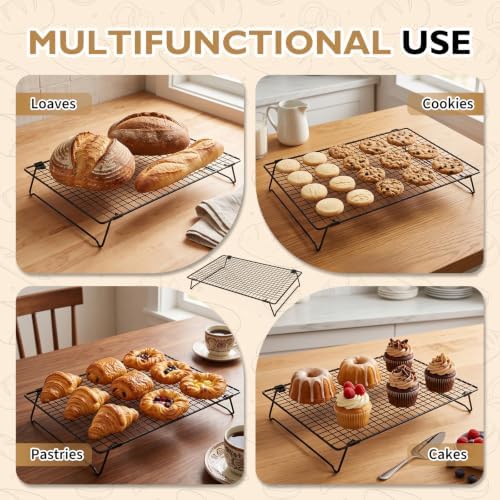 Heavy-Duty Sourdough Cooling Rack with Dough & Bench Scrapers