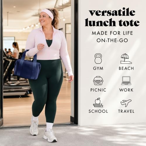 Fit & Fresh Remi Neoprene Lunch Bag for Women w/Ice Pack & Containers