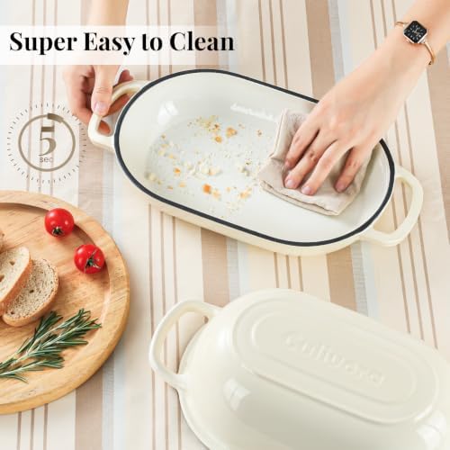 5-Quart Oval Dutch Oven for Bread Baking