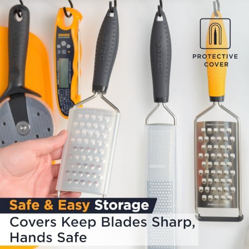 Deiss PRO 2-Pc Kitchen Grater Set - Lemon Zester & Coarse Cheese Grater
