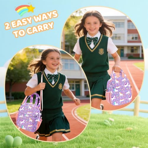 Lunch Bag for Kids Insulated Lunch Boxe for Girls Boys