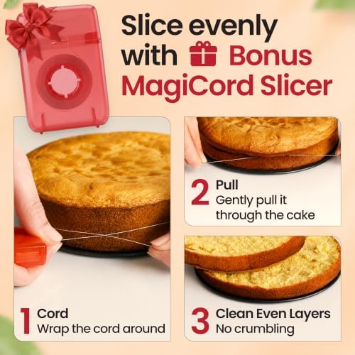 Cheesecake Pan and Springform Cake Pan Set - 4, 7, 9 and 11 in, NONSTICK