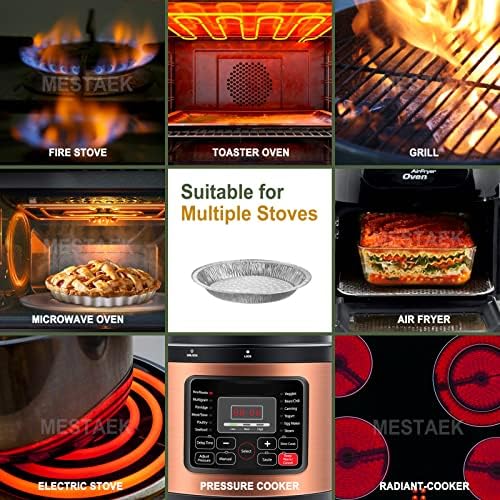 9 Inch Aluminum Foil Pie Pans, 50 Pack
