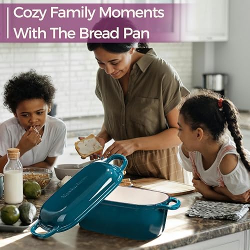 4.6-Quart Oval Dutch Oven for Bread Baking
