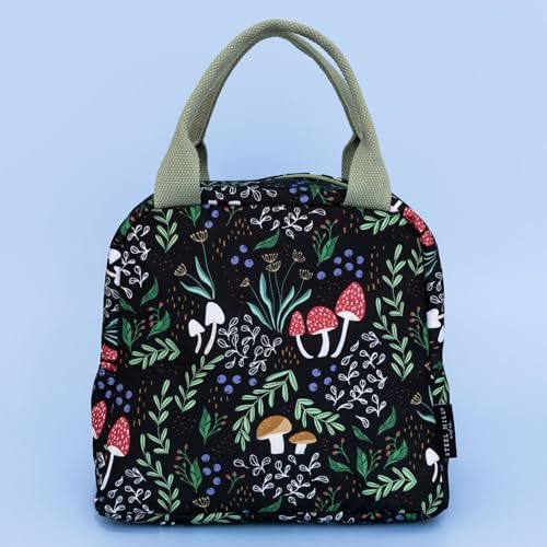 Steel Mill & Co. Insulated Lunch Tote Bag for Women, Mushroom