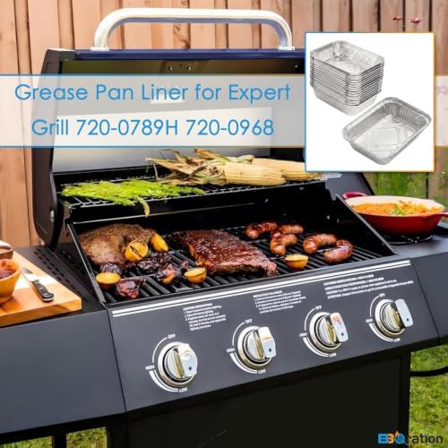 20-Pack Grease Pan Liner for Expert Grill 720-0789H 720-1049 720-0968
