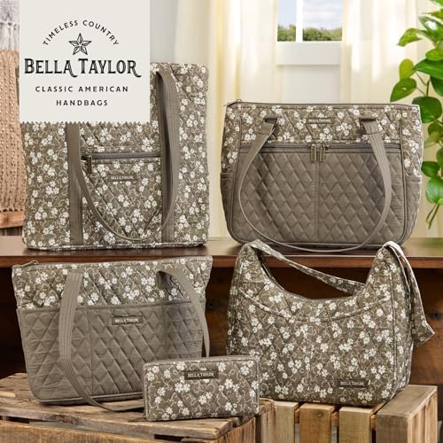 Bella Taylor Lunch Tote, Quilted Lunch Bag, Woodland Floral