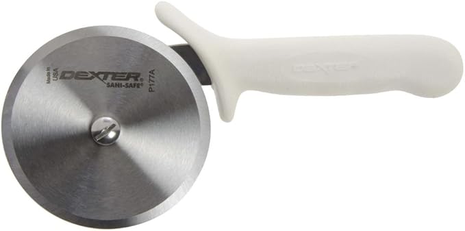 Dexter-Russell 4" Pizza Cutter, P177A-4PCP, SANI- Series White
