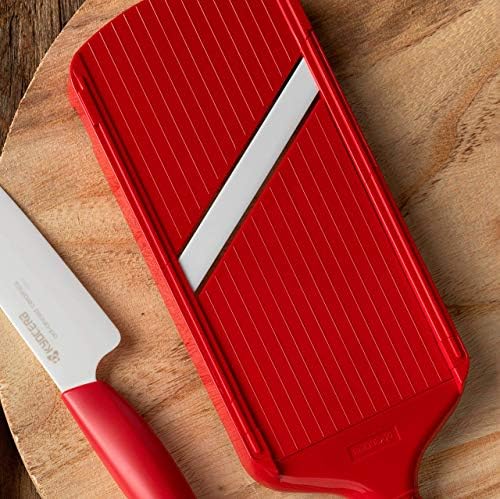 KYOCERA Double-Edged Ceramic Mandoline – Ultra-Sharp 1.5mm Precision Slicer