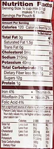 Betty Crocker Muffin Mix Chocolate Chip 6.5 Oz 12 Packs