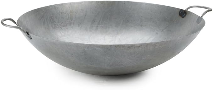 Town Food Service 22 Inch Steel Cantonese Style Wok