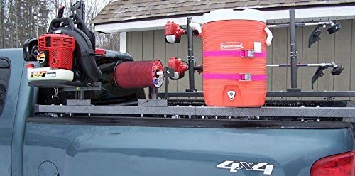 Pickup Truck Landscape Kit w/2 Place Trimmer, Cooler, Trimmer line & Backpack Rack by Rack 'EM