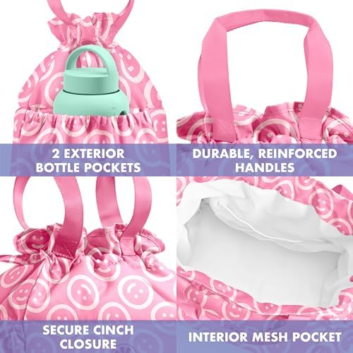 Fit & Fresh Cromwell Cinch Insulated Lunch Bag for Women w/Containers