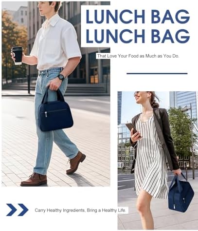 Lunch Bag, Small Insulated Lunch Box for Women Men