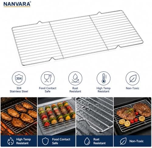 Cooling Rack 304 Stainless Steel Baking Rack 15.35x10.63 in 1 Pack