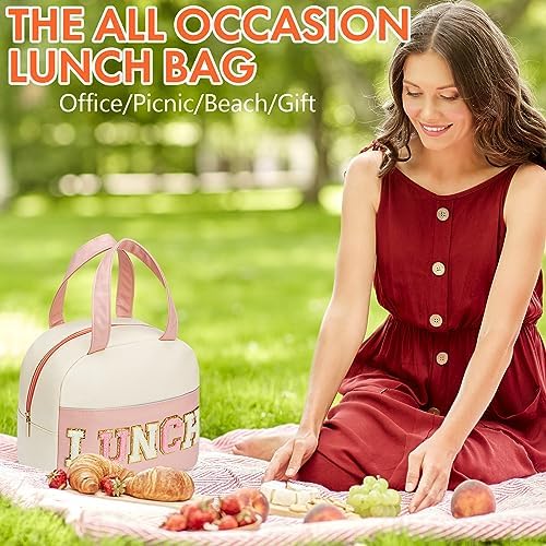 Lunch Bag for Women Insulated For Men PU leather Small Office Work lunch