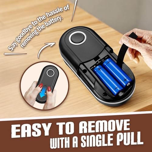 Electric Can Opener, One Touch, Smooth Edge Side Cut, Black