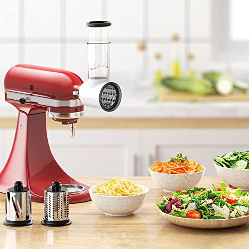 GVODE Slicer Shredder Attachment for KitchenAid Stand Mixers,Food Processor
