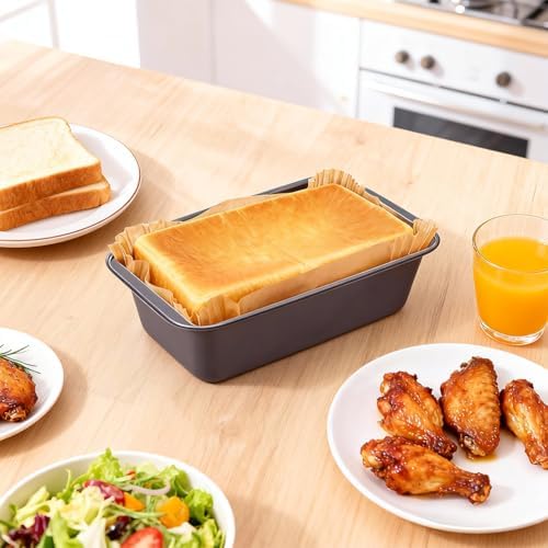 YQL 200 PCS Loaf Pan Liners, Nonstick Paper Liners for 9x5 Baking Pan