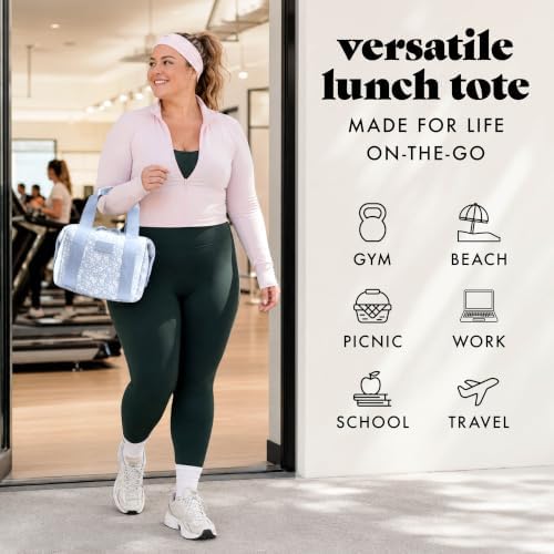 Fit & Fresh Remi Neoprene Lunch Bag for Women w/Ice Pack & Containers
