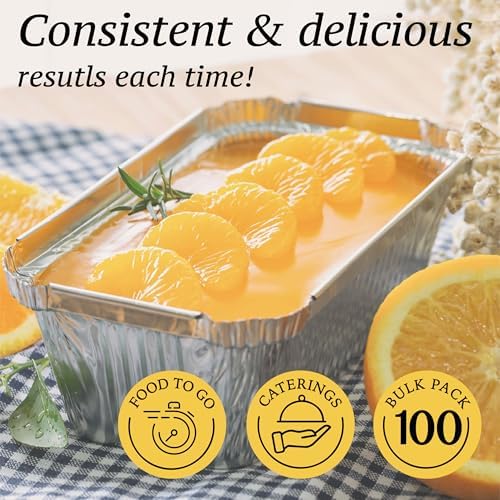 (110 Pack Aluminum Loaf Pans with Lids, Disposable Bread Tins for Baking, Lunch Containers, Single Serve Baking Dishes - Foil Loaf Pans, Aluminum Bread Pans (7.8 x 4.3 x 2 Inches)
