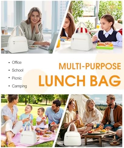 Lunch Bag, Small Insulated Lunch Box for Women Men
