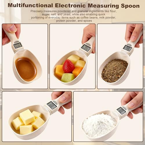 Digital Measuring Spoon, 800g/0.1g Precision Handheld Scale Scoop